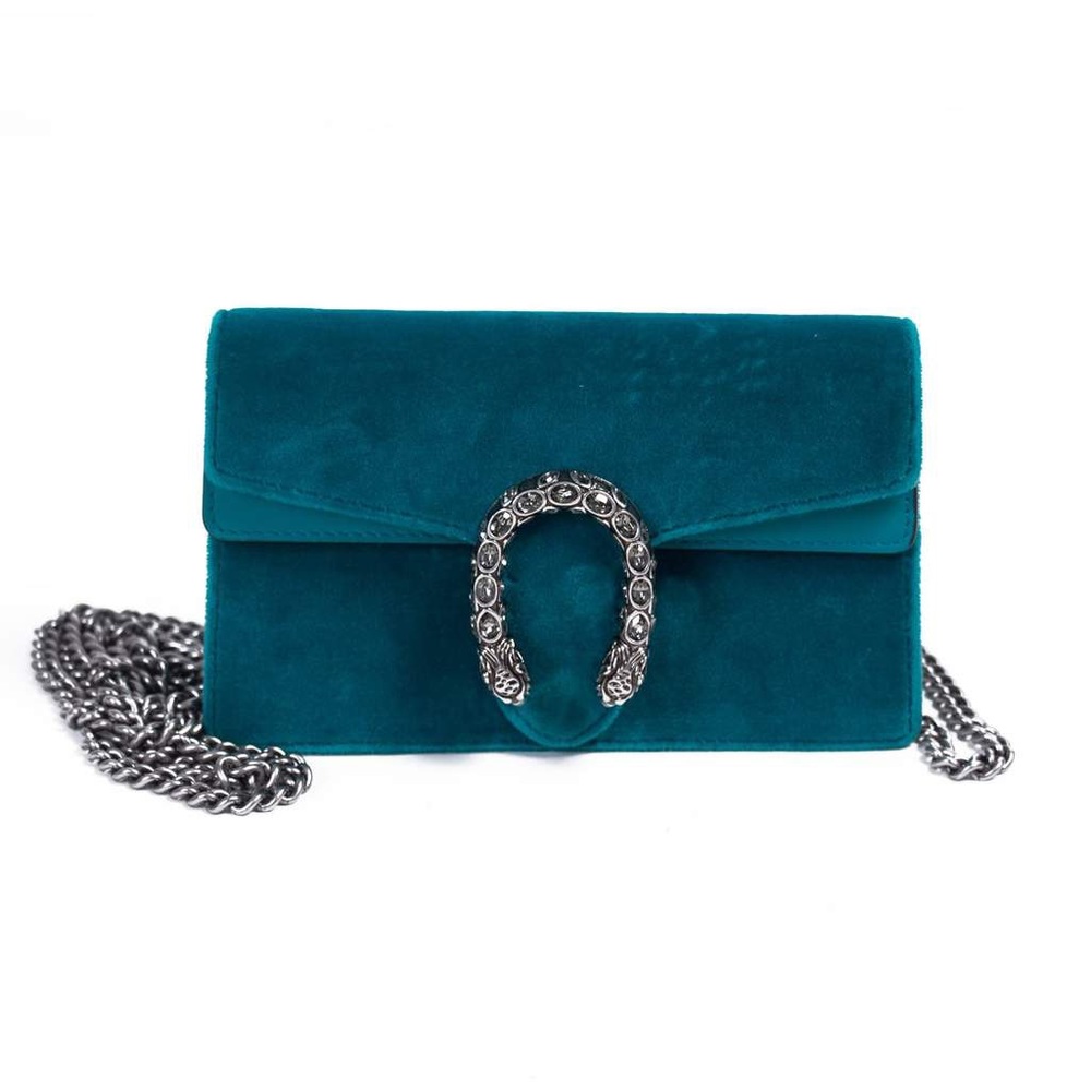 Super Mini Dionysus Velvet Shoulder Bag